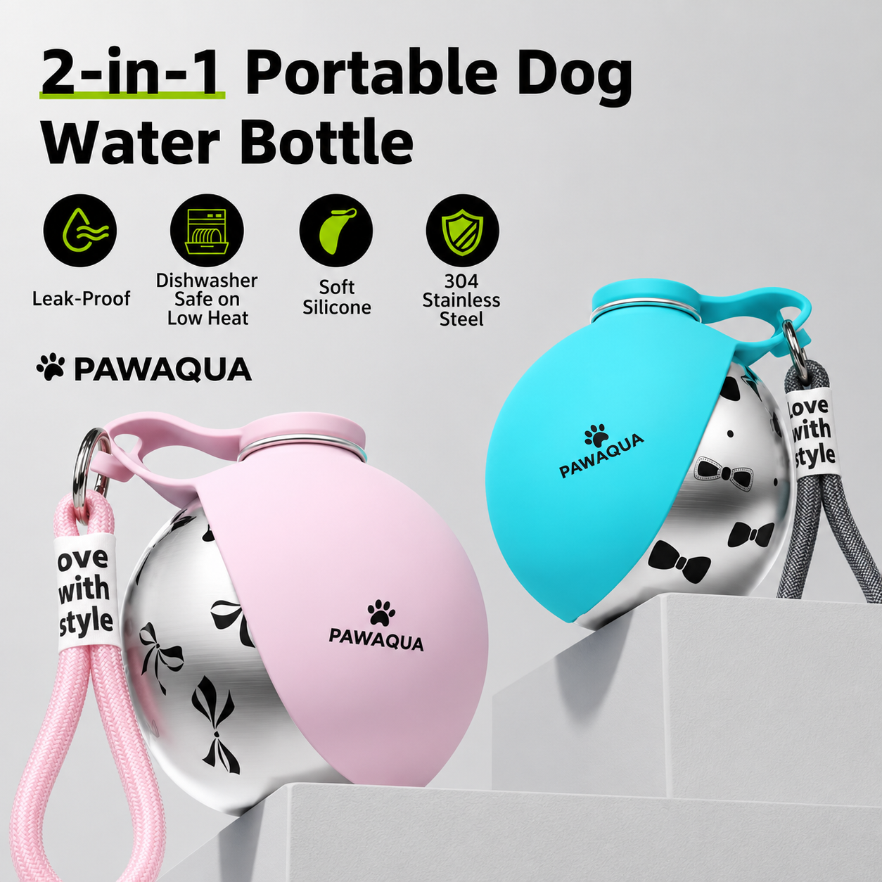 PawAqua Portable Dog Water Bottle